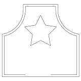 doll apron star